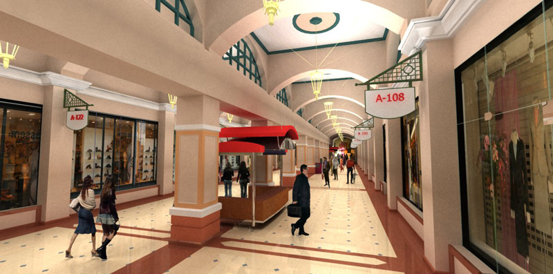 Interior mall