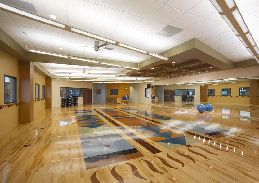 Group exercise room