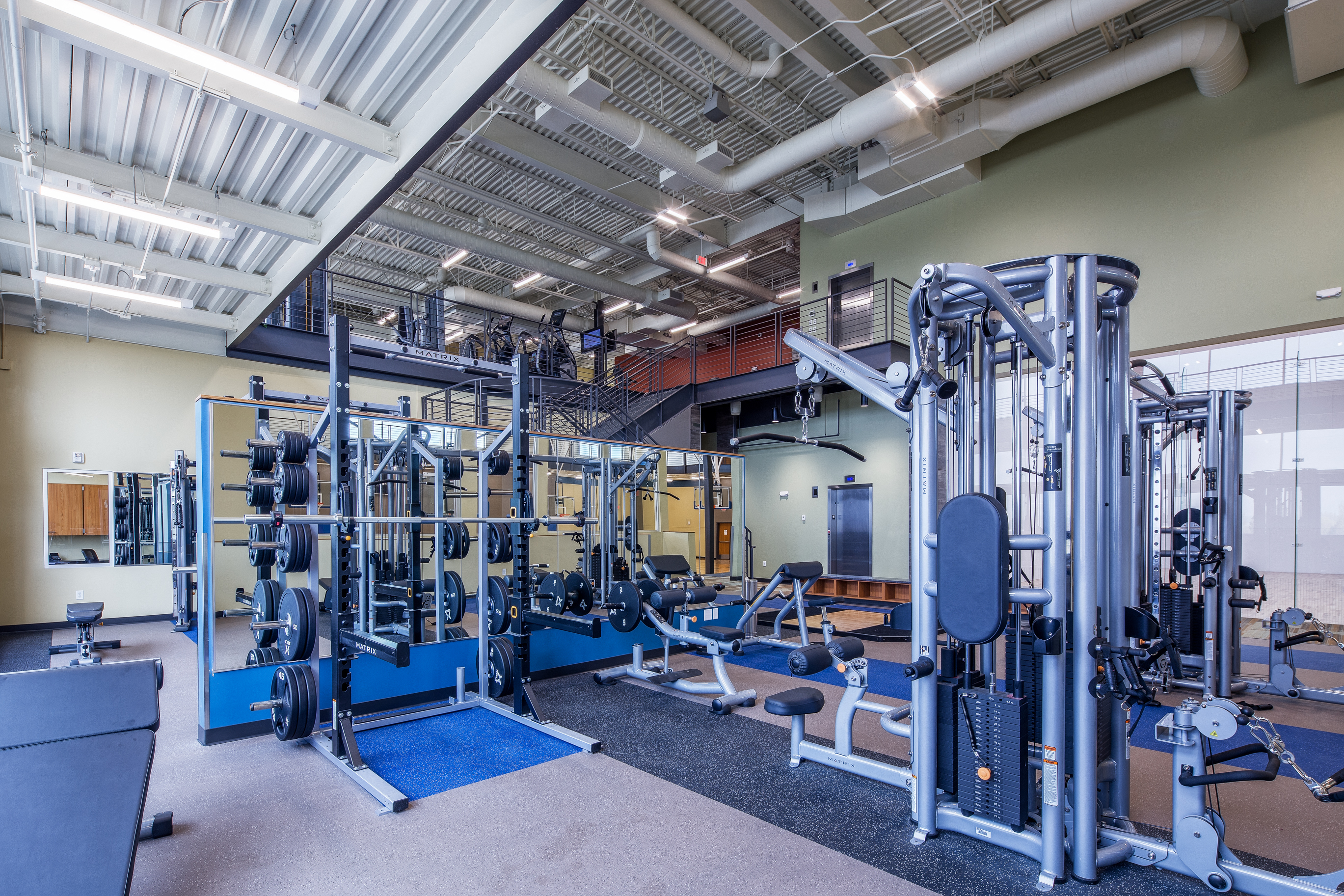 Energy Wellness Center weight lifting area